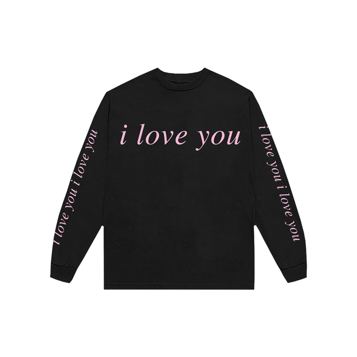 i love you Longsleeve - Black